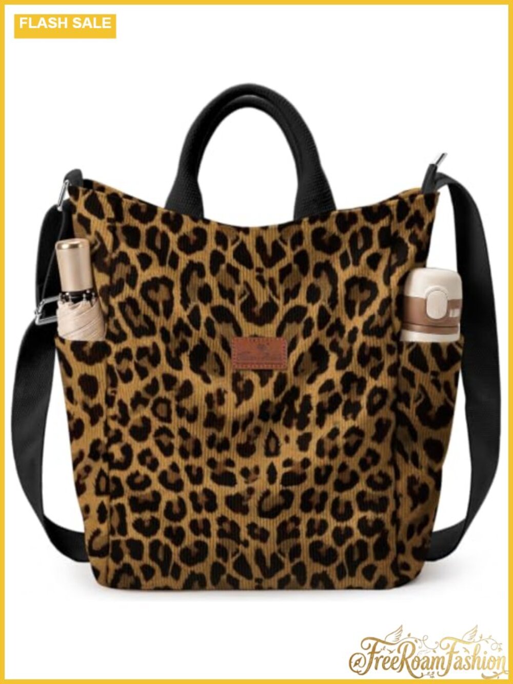 Miss Adola Corduroy Crossbody Tote Bag Large Vertical Shoulder Bag
